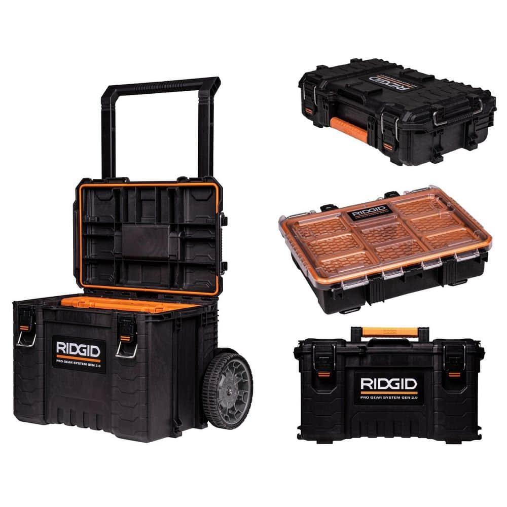 2.0 Pro Gear System Rolling Tool Box and 22 in. Tool Box and Tool Case