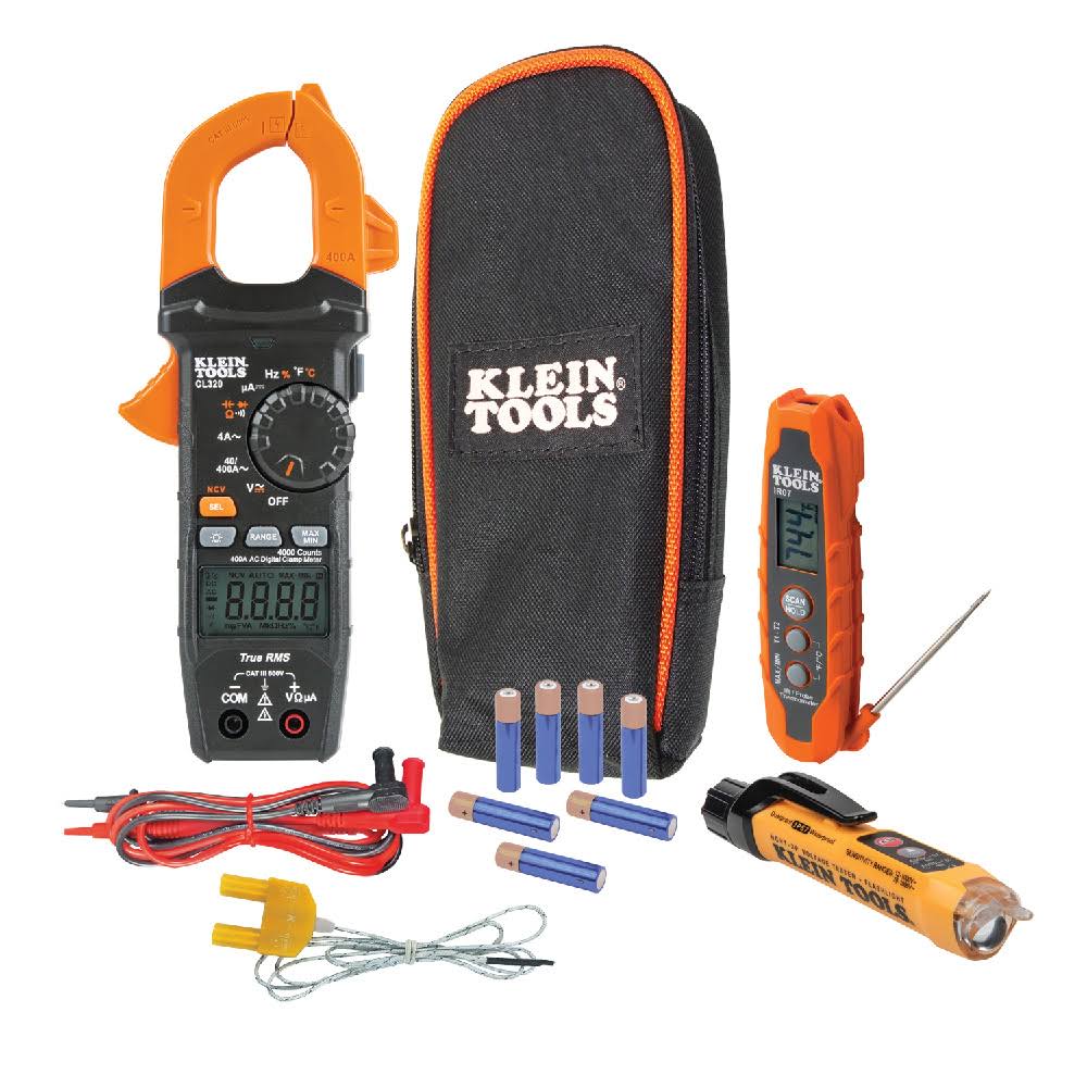 HVAC Electrical Test Kit, Size: ?11.02 x 4.56 x 3.27 Inches CL320KIT