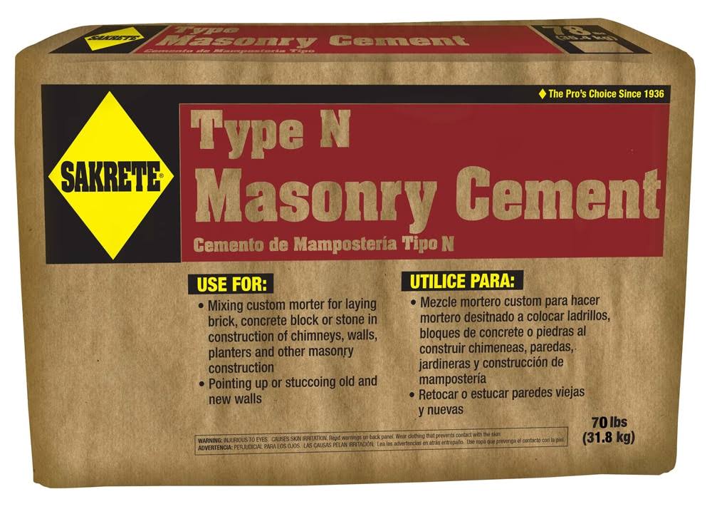 Sakrete 70-lb Masonry Type N Cement in Gray | 102704