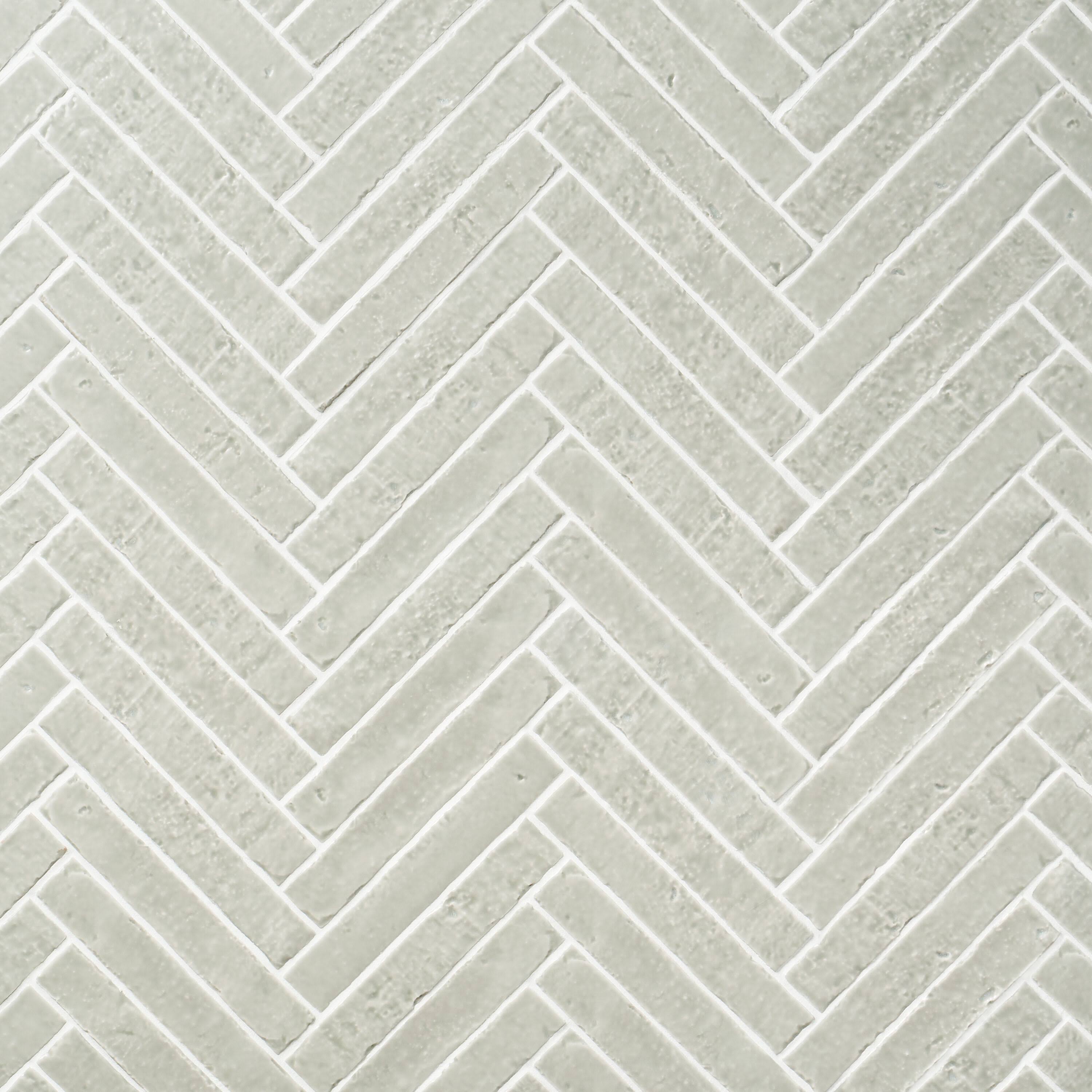 Ivy Hill Tile Virtuo Chameleon Gray 1.45 in. x 9.21 in. Polished Crackled Ceramic Subway Wall Tile (4.65 Sq. ft./Case)
