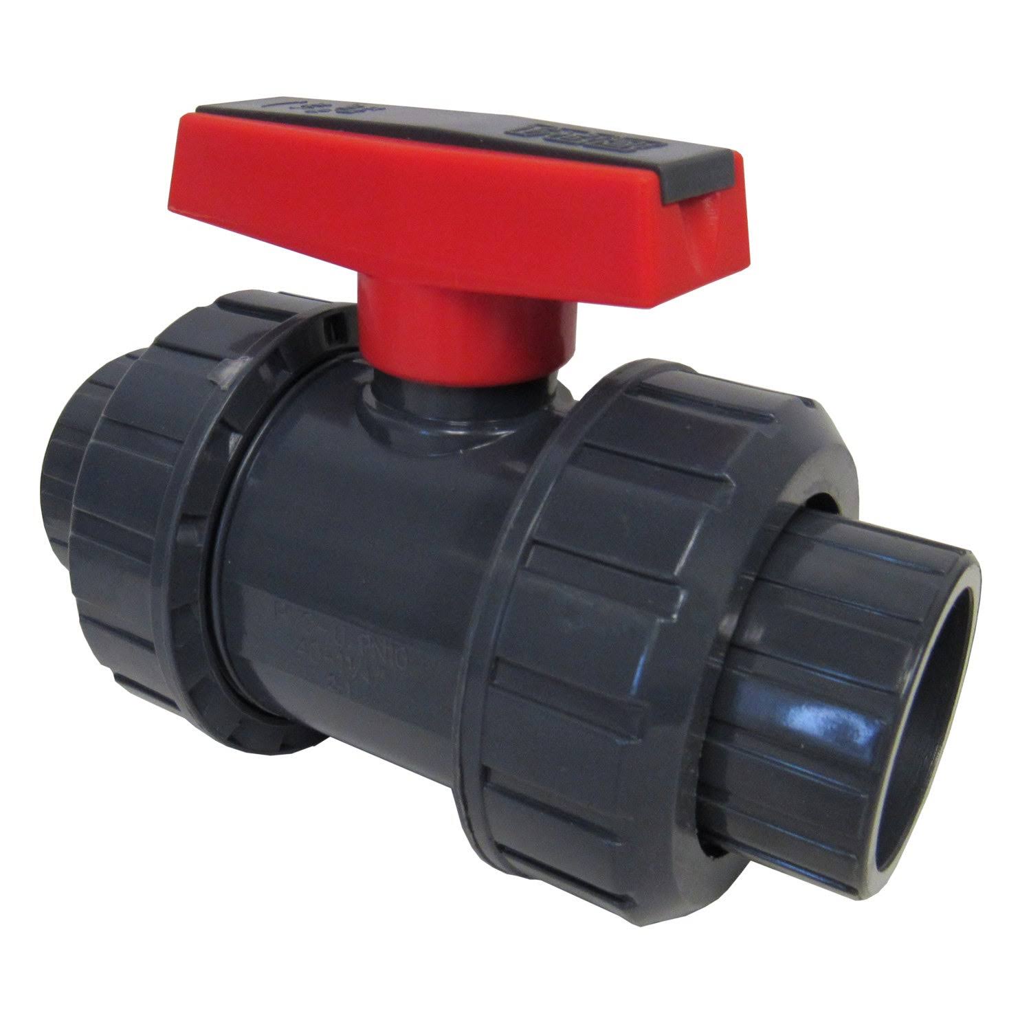 Era SCH 80 PVC 3 inch True Union Ball Valve, NPT Thread