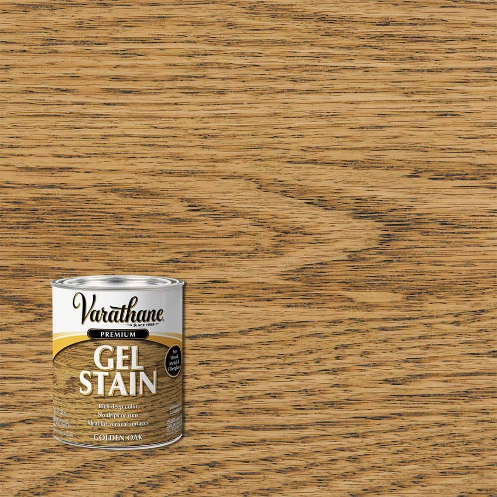 Varathane 1 qt. Golden Oak Semi-Transparent Wood Interior Gel Stain (2-Pack)