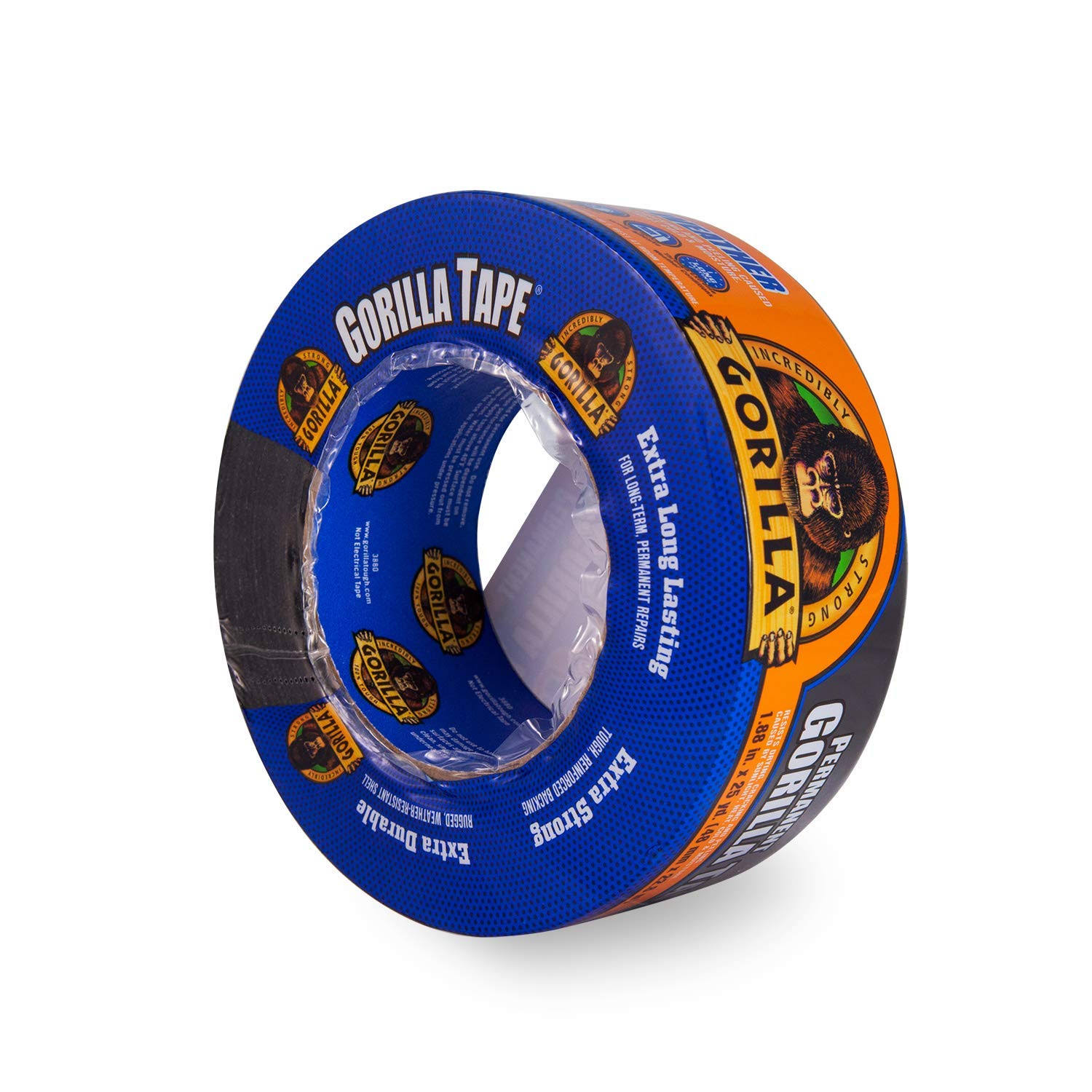 Gorilla All Weather Tape- Black 1.88 in x 25 yd