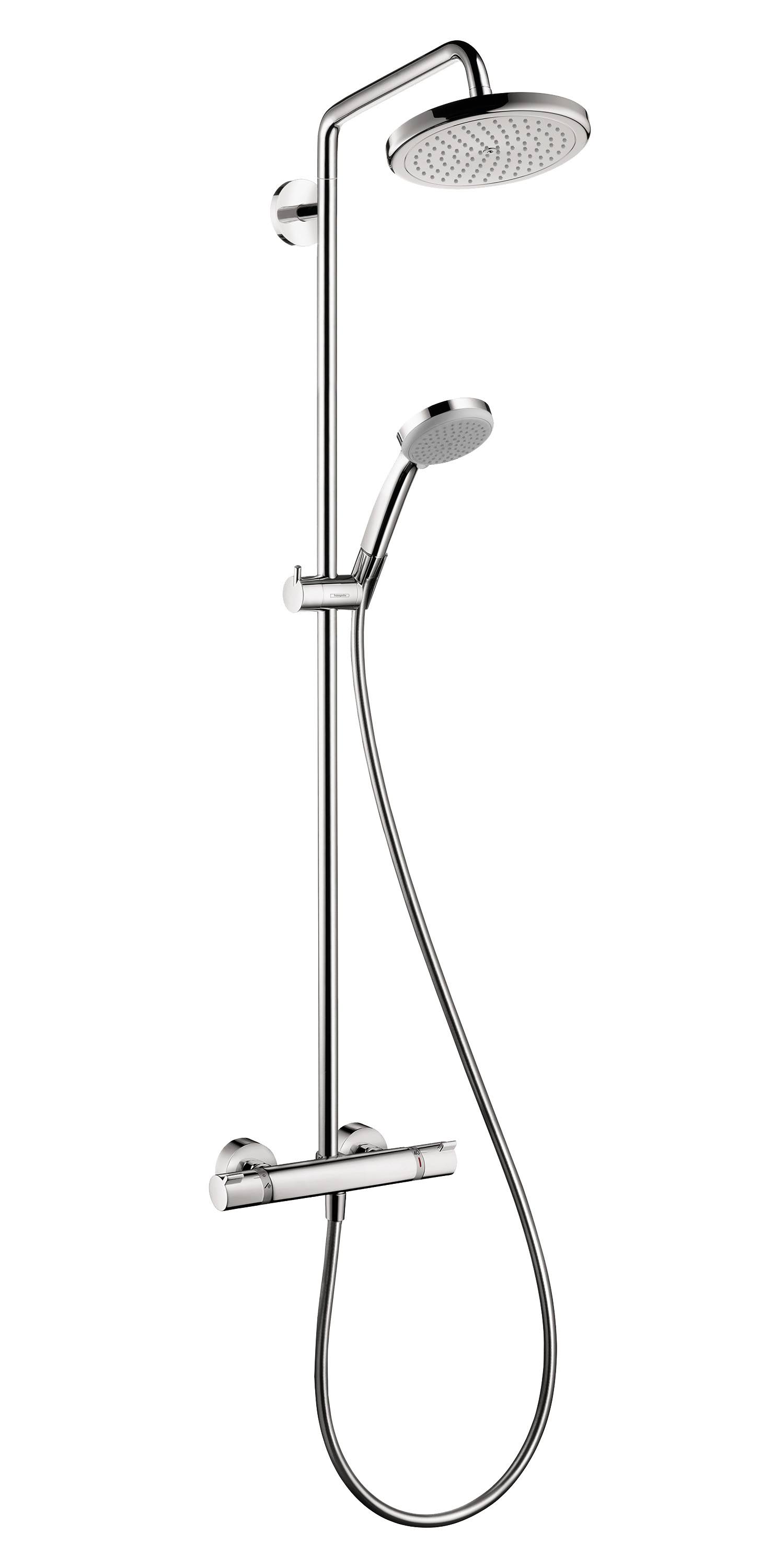 Hansgrohe 27185001 Croma 220 Showerpipe- Chrome