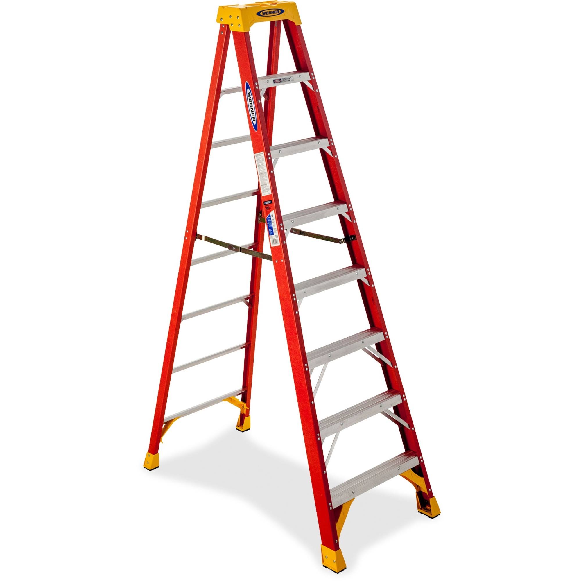 Werner 8' Fiberglass Step Ladder