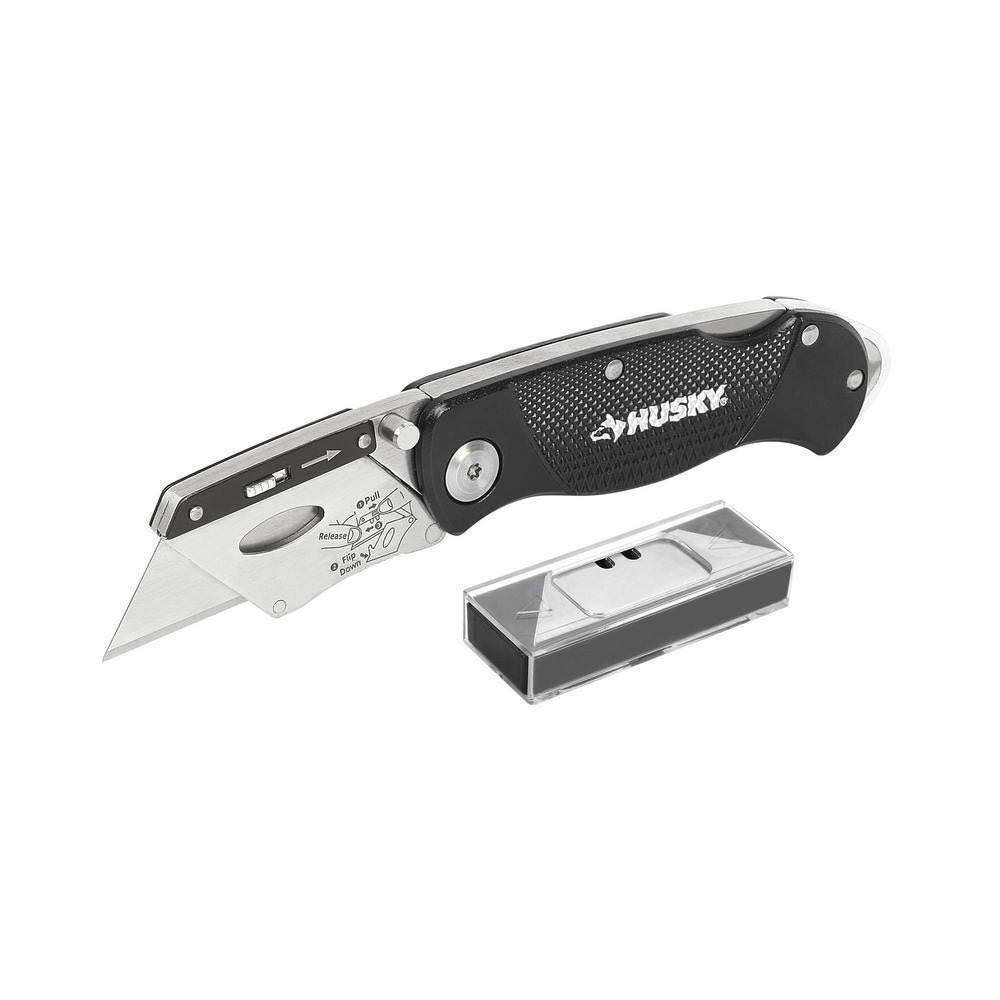 Husky 99731 Folding LOCK-BACK Utility Knife
