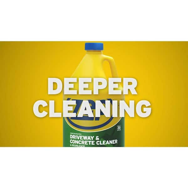 Zep Commercial Driveway, Concrete & Masonry Cleaner, Concentrate, Professional Strength- 128 fl oz