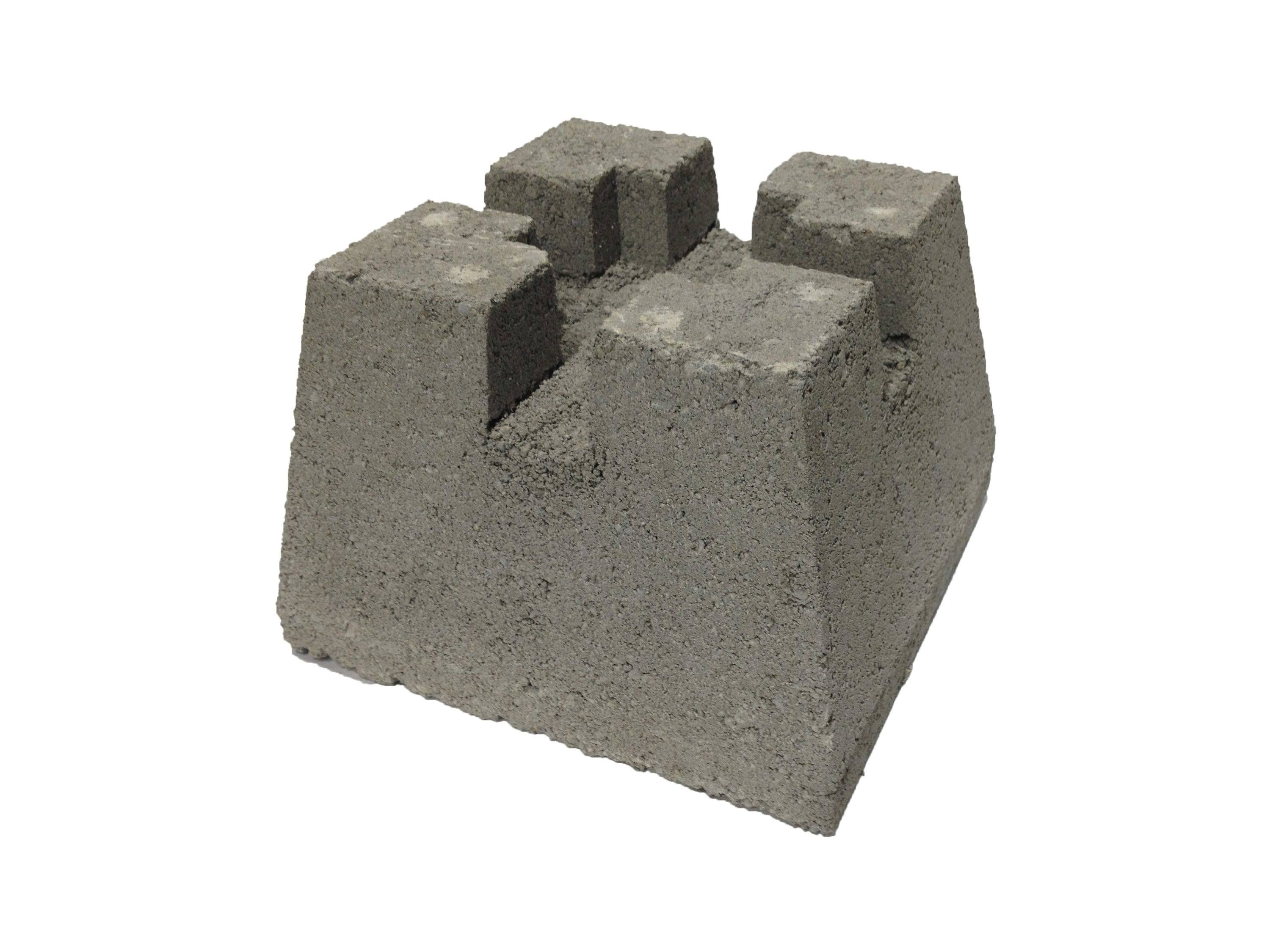 Lowe's 11 x 7 x 11-inch Gray Deck Block