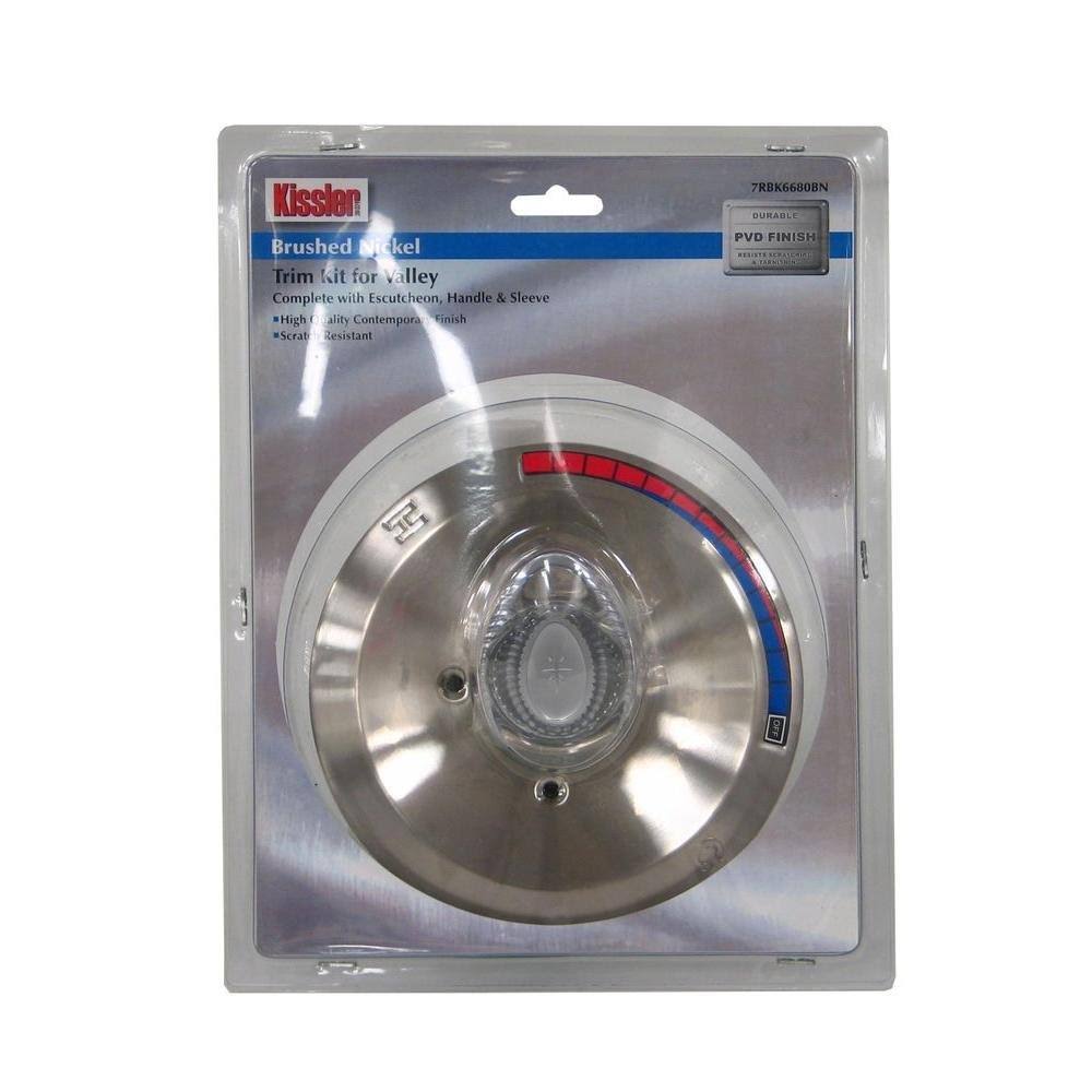Kissler & Co. 7RBK6680BN Brushed Nickel Valley Trim Kit