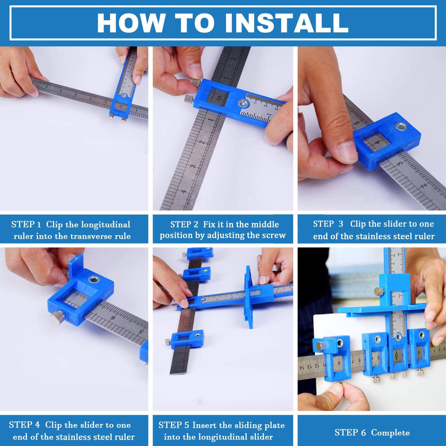 King&Charles Cabinet Hardware Jig Cabinet Handle Jig Cabinet Hardware Template Tool Drawer Pull Jig- Cabinet Jig for Handles and Pulls
