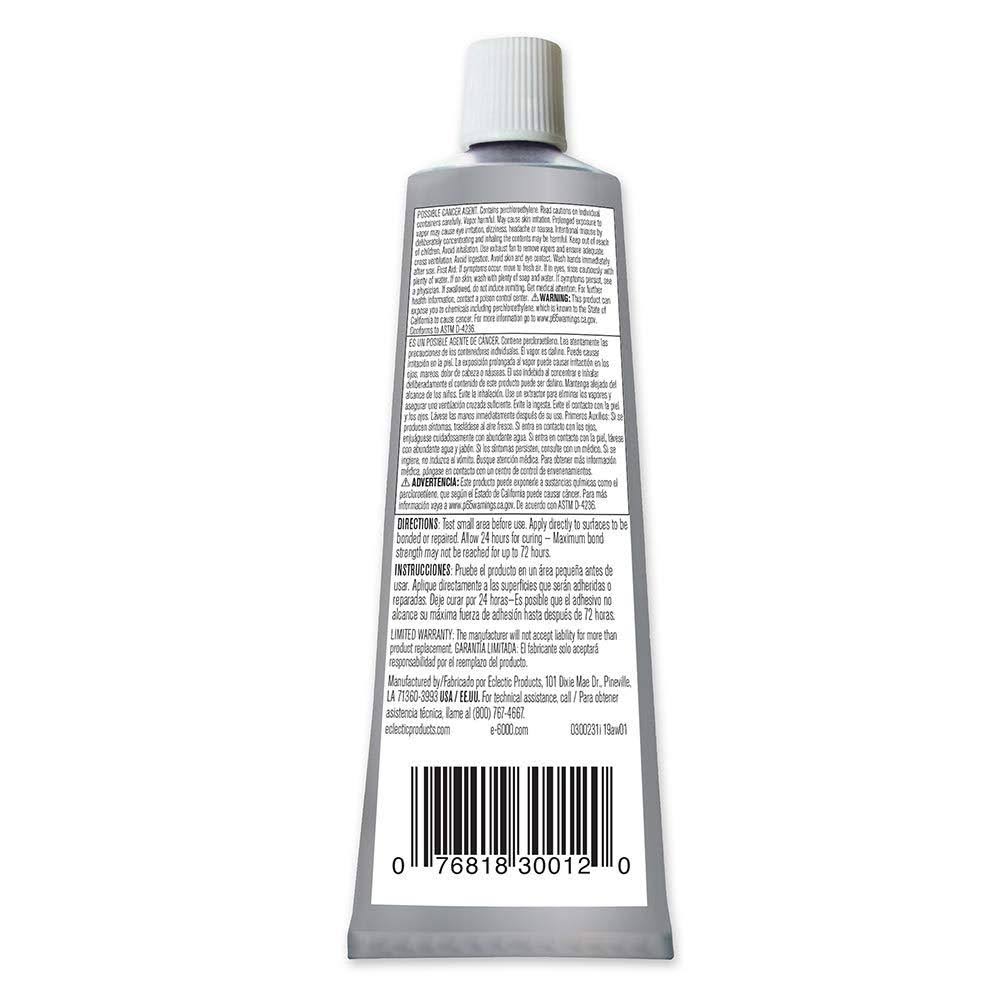 E6000 Craft Adhesive, 3.7 Fluid Ounces