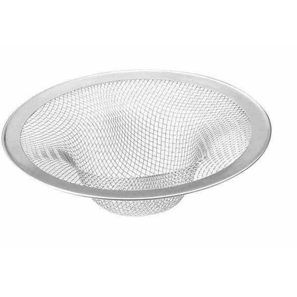Mainstays Stainless Steel Mesh Sink Strainer- Silver- 4-3/8 in