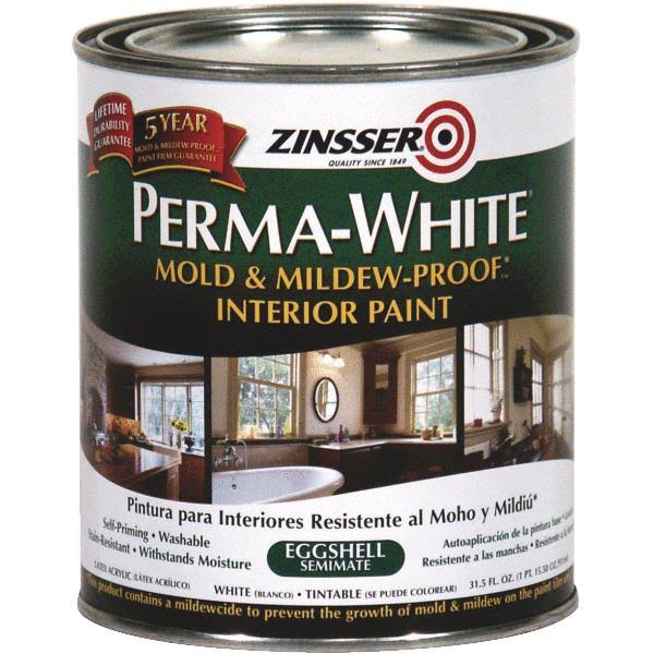 Zinsser Perma White Interior Bath Paint- 1 qt can