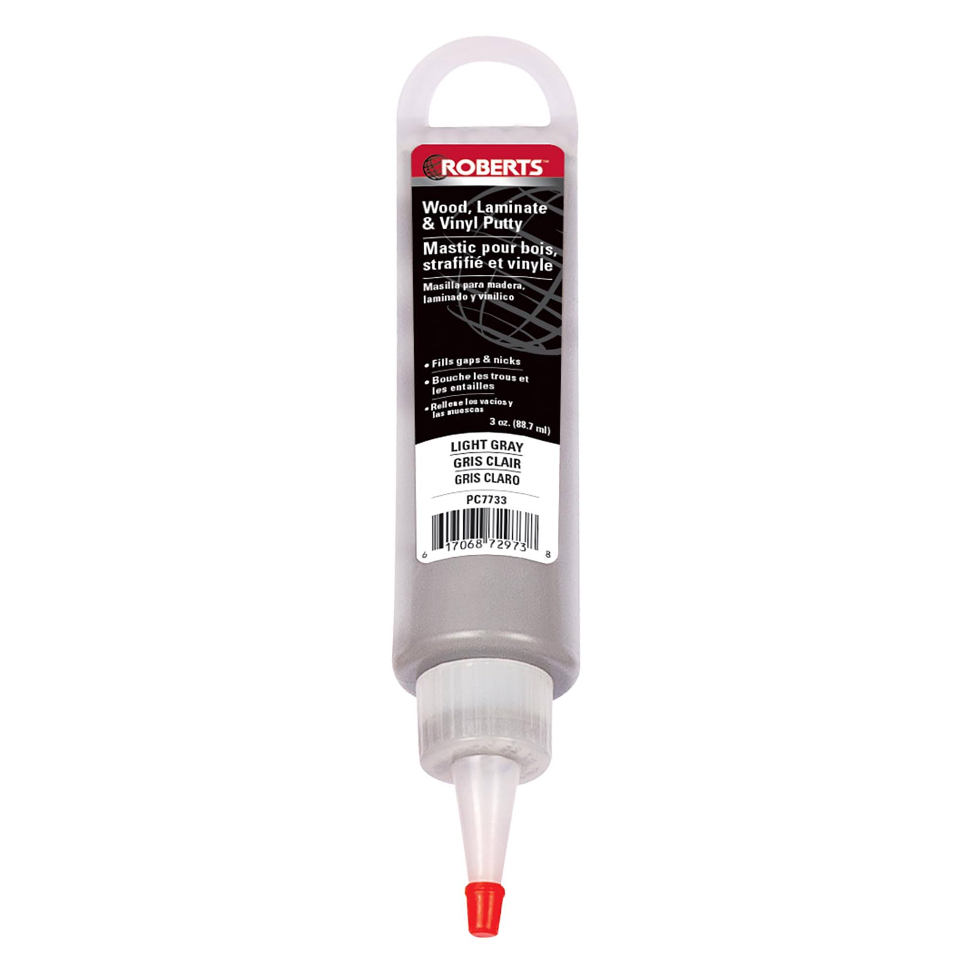 Roberts 3 oz Light Gray Wood Laminate and Vinyl Putty