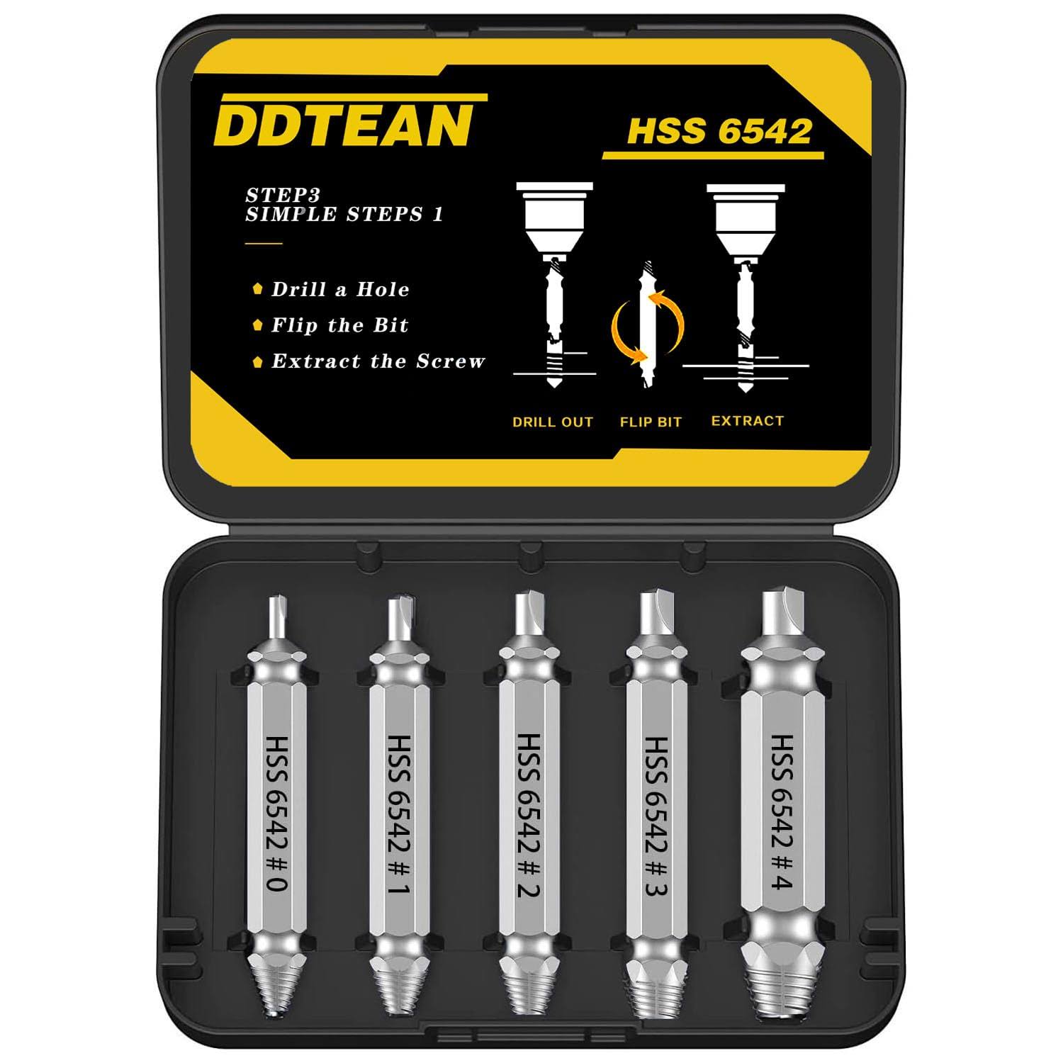 DDTEAN Super Screw Extractor Set Tools Gifts for Men-Stocking Stuffers for Men,Mens Christmas Gifts,Birthday Gifts Cool Stuff Gadgets for Men Dad