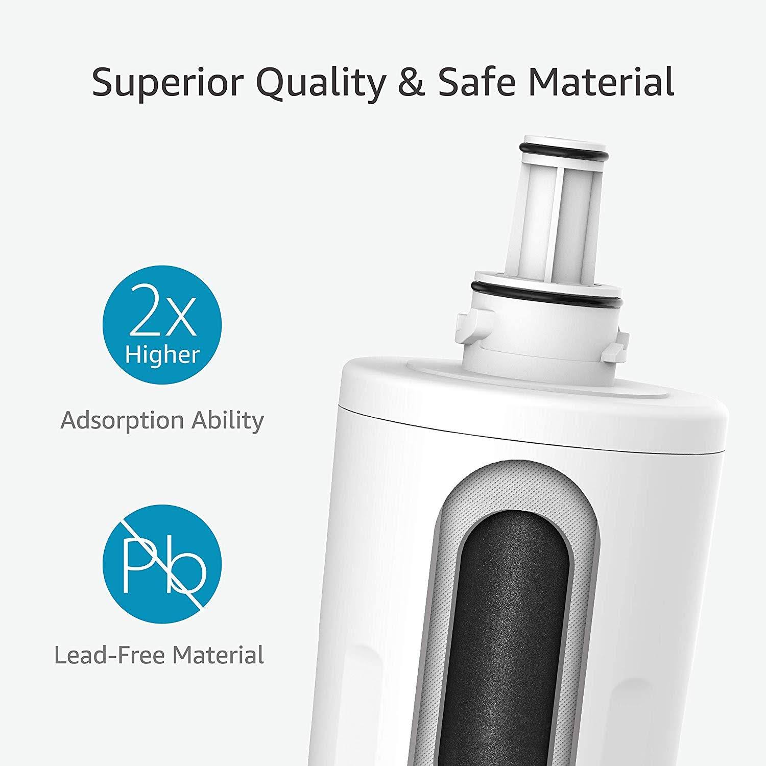 Waterdrop DA29-00003G Refrigerator Water Filter Replacement for Samsung Da29-00003g, Aqua-Pure Plus Da29-00003b, Hafcu1, Da29-00003a (3 Pack)