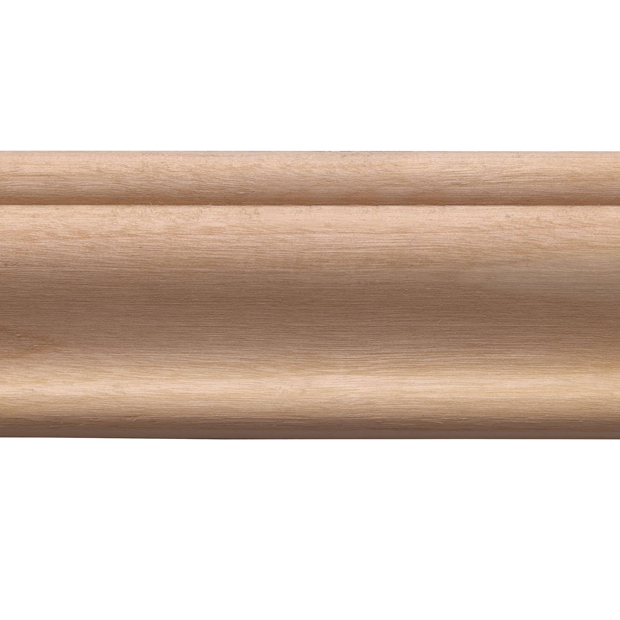 Ornamental Mouldings 589-4WHW .375 in. D x 1.25 in. W x 47.5 in. L Unfinished White Hardwood Trim Moulding