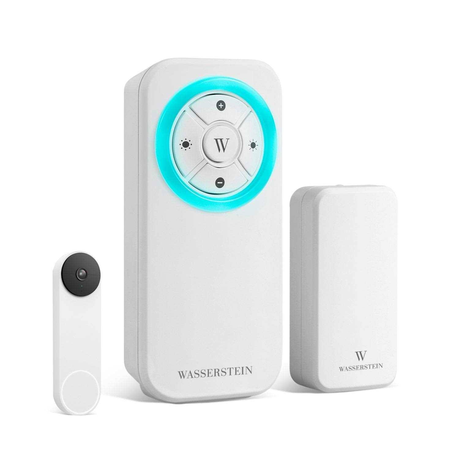 Wasserstein Doorbell Chime for Google Nest Doorbell (Wired, 2nd Gen) and Google Nest Doorbell (Battery)- Made for Google Nest