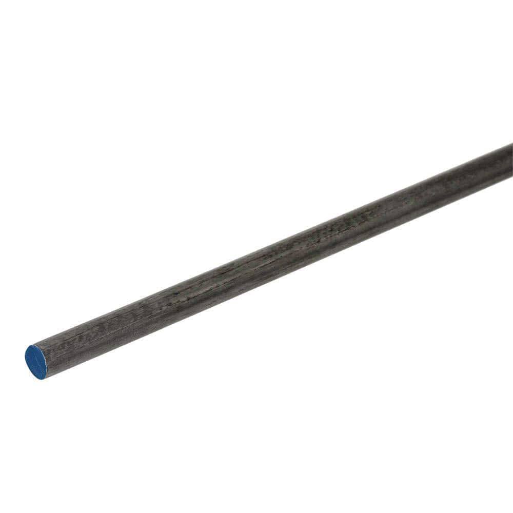 Everbilt 1/4 in. x 72 in. Plain Steel Round Rod 801627