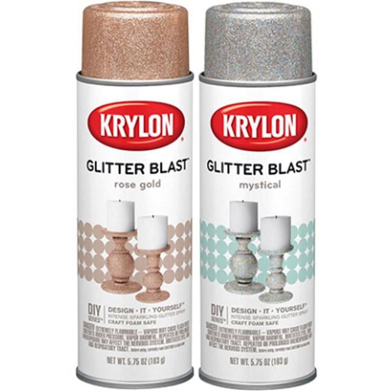 Krylon Glitter Blast Paint 5.75oz Hologr Mystical