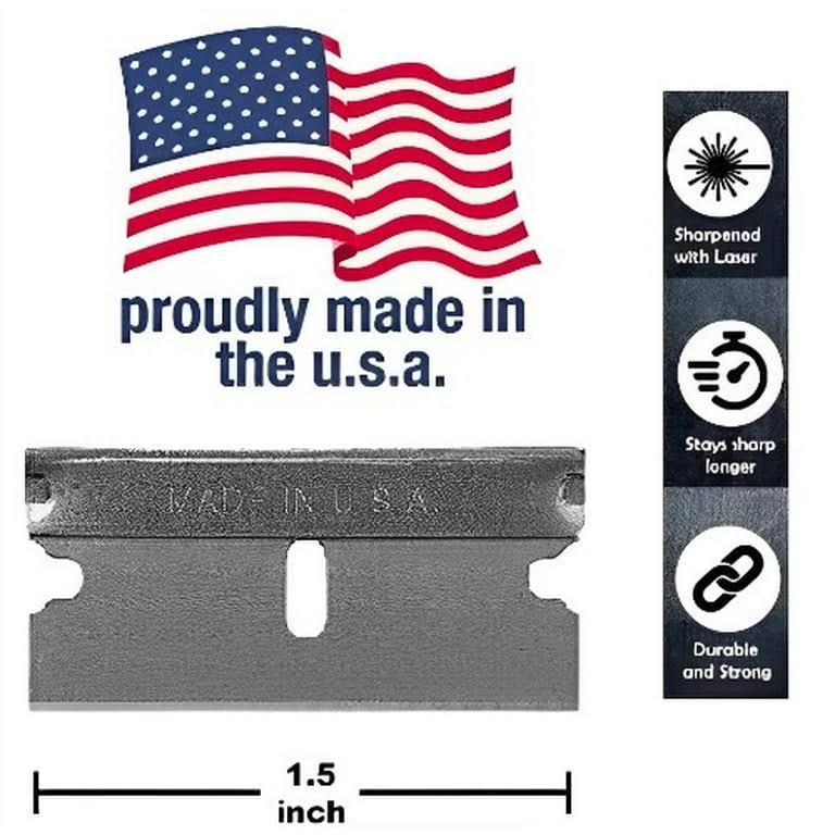 10 Pack Razor Blades-replacement Razor Blades Single Edge, (10 Pack Single Edge Razor Blades) Made in USA