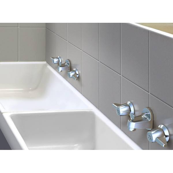 Central Brass 1177-DA Shelf Back Bathroom Faucet Chrome