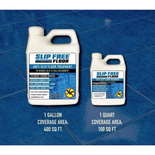Slip Free Floor Anti-Slip Floor Treatment, 1 Quart in Clear | 193132