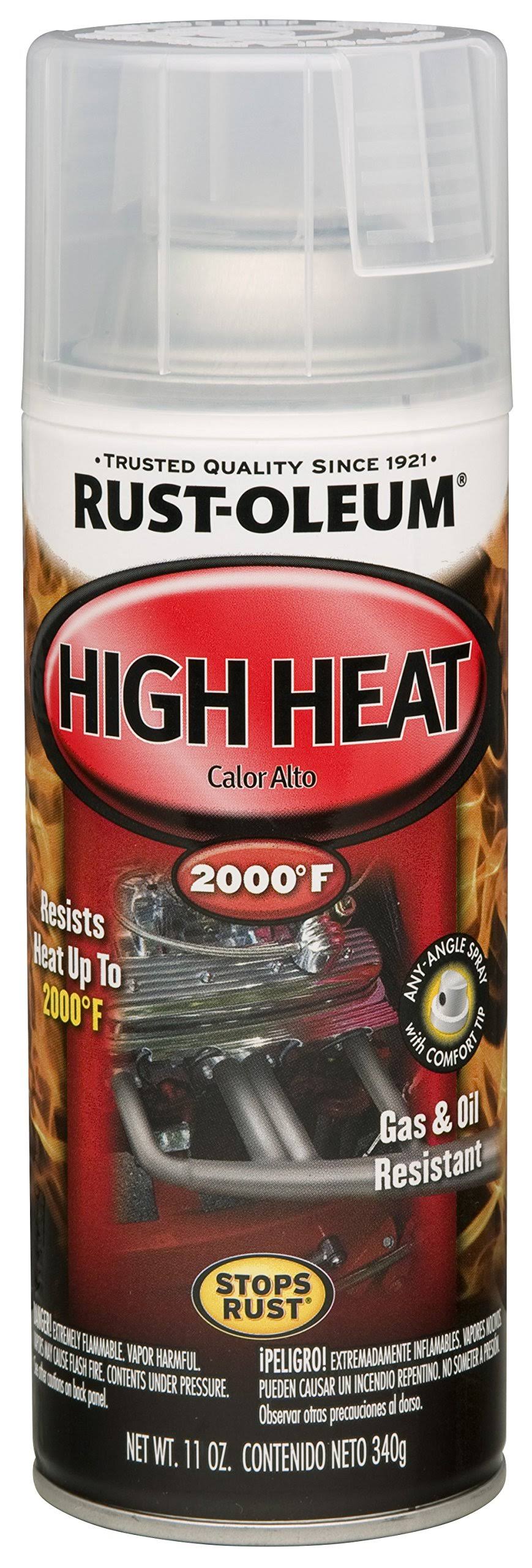 Rust-Oleum 260771 Automotive High Heat Spray Paint, 11 oz, Clear