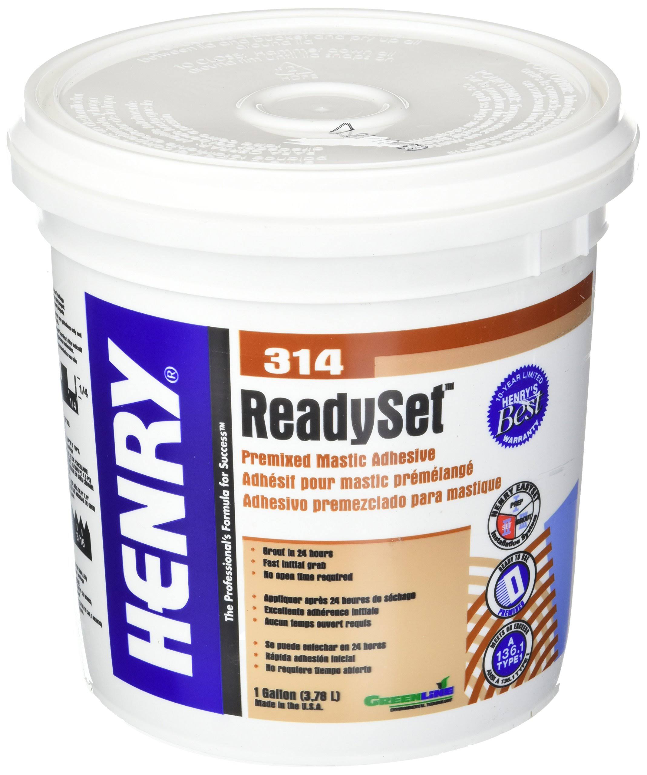 Henry 314 Premixed Adhesive 1 Gallon