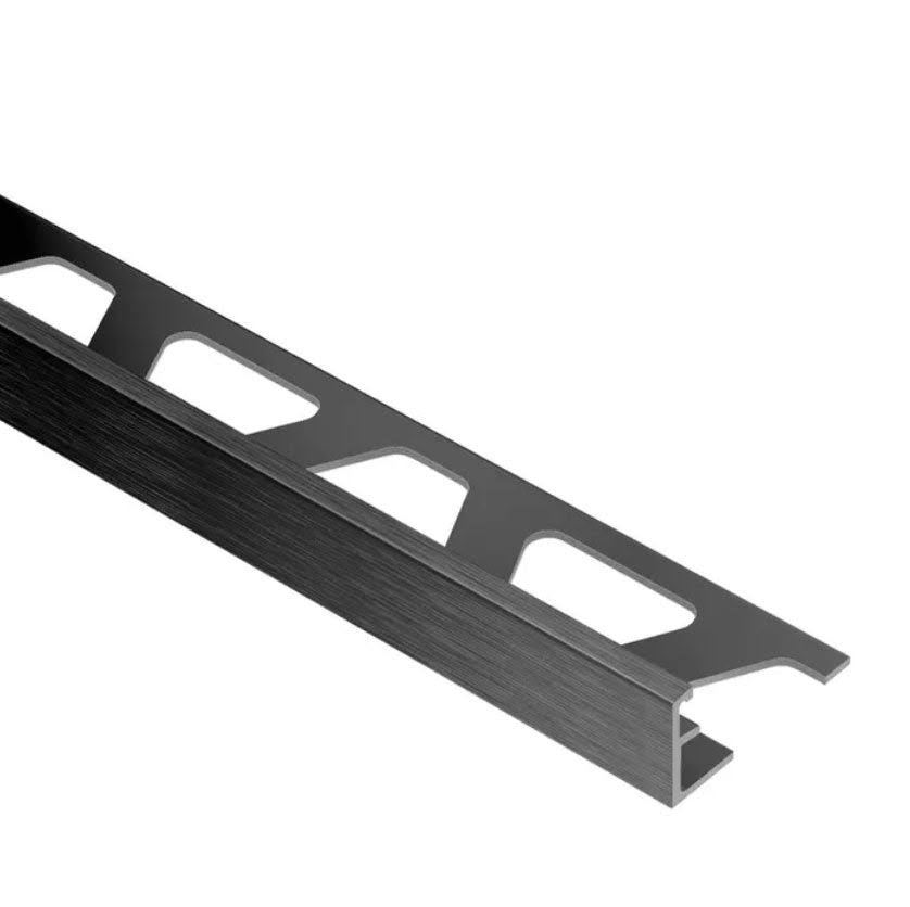 Schluter Jolly Brushed Nickel Anodized Aluminum 1/2 inch