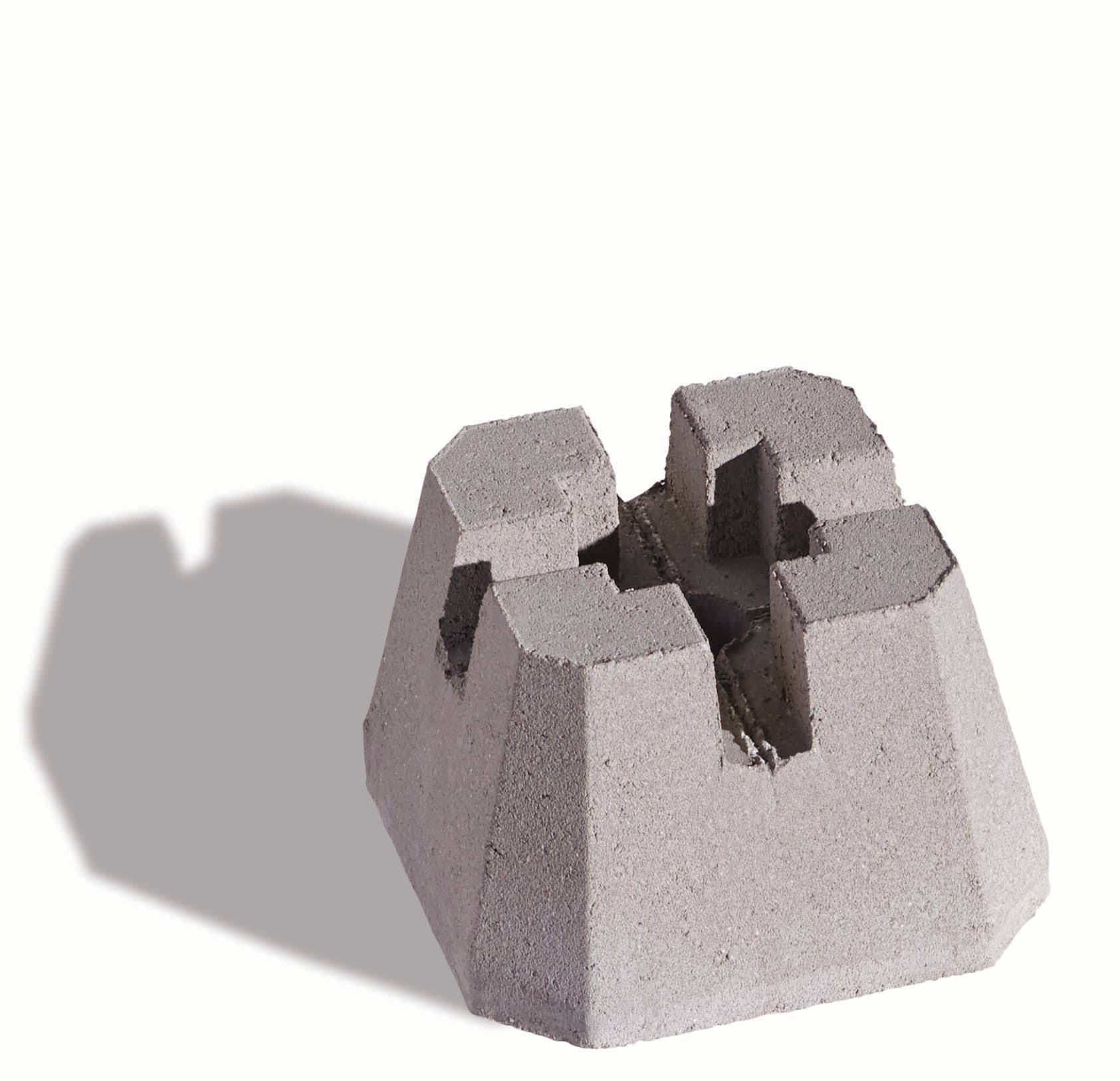 Lowe's 11 x 7 x 11-inch Gray Deck Block