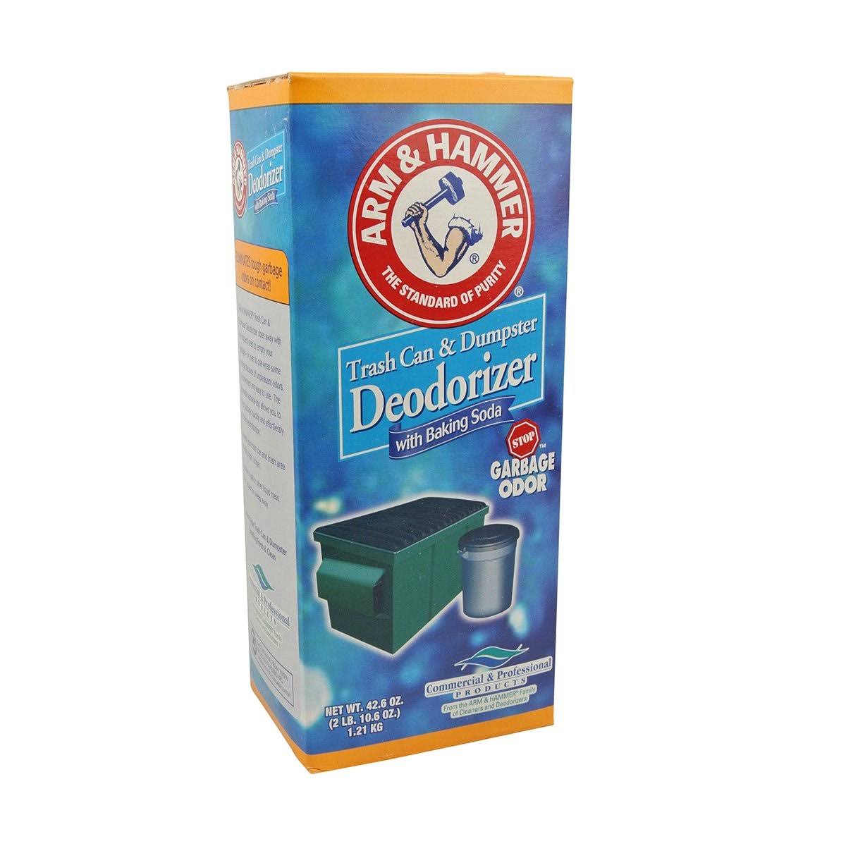 Arm & Hammer Trash Can & Dumpster Deodorizer Sprinkle Top Original Powder 42.6oz
