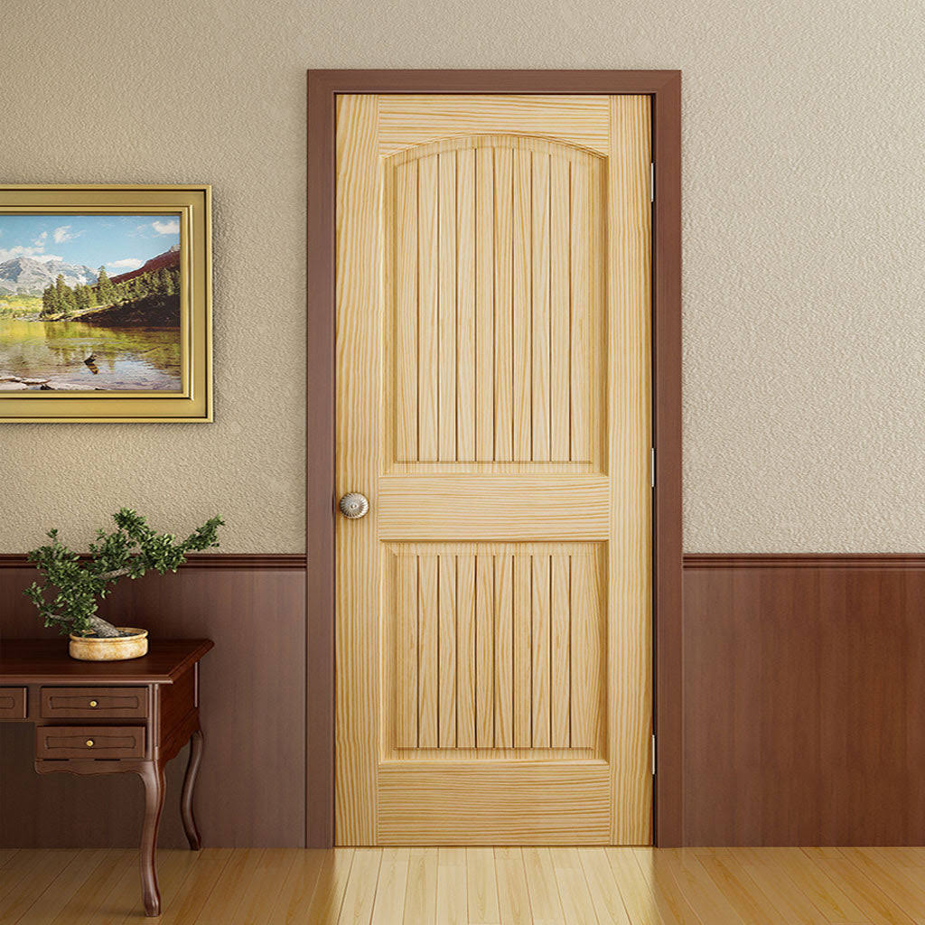Kimberly Bay Paneled Solid Wood Unfinished Colonial Standard Door