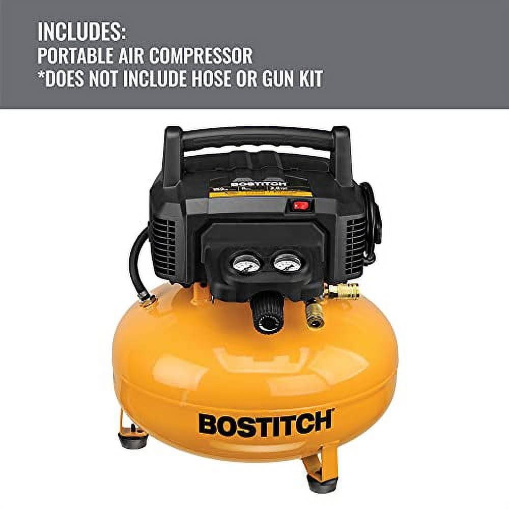 Bostitch Air Compressor Kit Oil-Free 6 Gallon 150 PSI (BTFP02012-WPK)