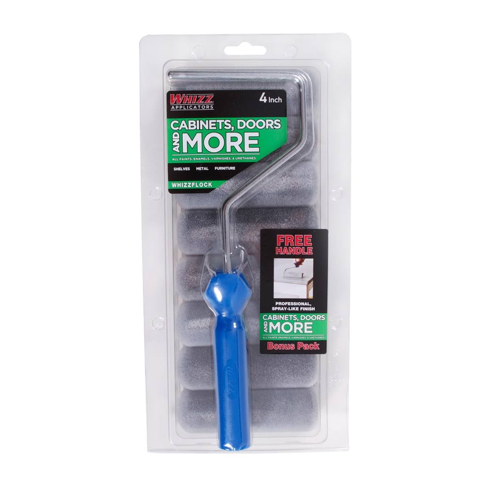 Whizz 4-in Cabinets, Doors, and More Flocked Foam Mini Paint Roller | 34000F