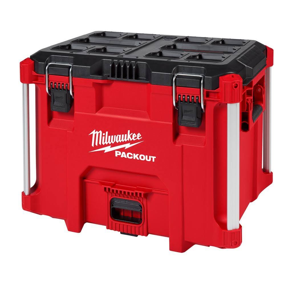 Milwaukee PACKOUT 22 in. XL Tool Box and 19 in. Tool Tray, Red