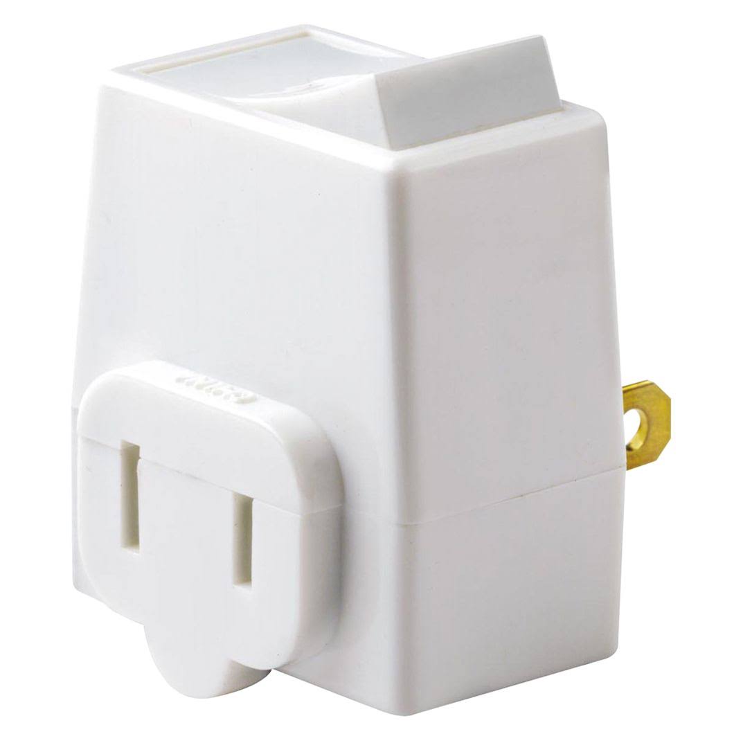 Leviton Grounded Switch Tap- White