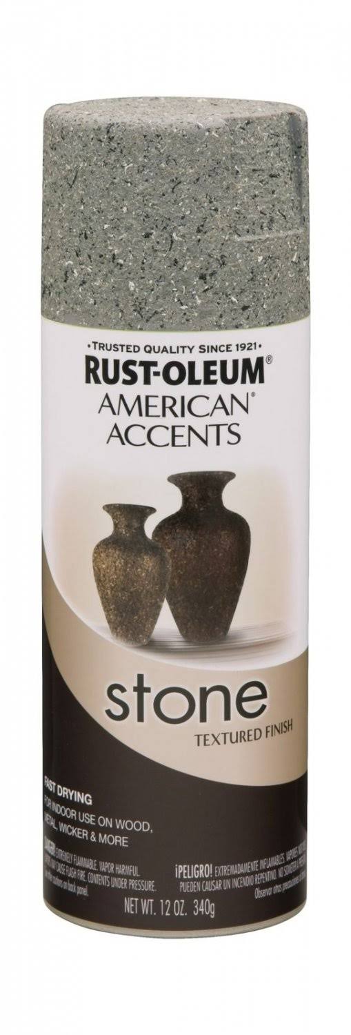Rust Oleum 7992830 Stone Creations Spray, 12 oz, Gray Stone