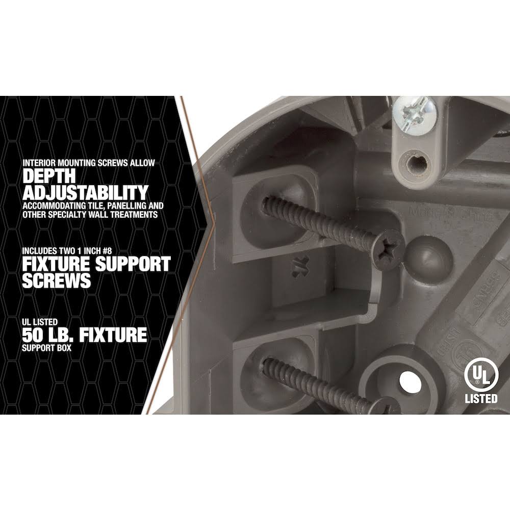 Madison Electric MSBRND Smart Box Ceiling Box