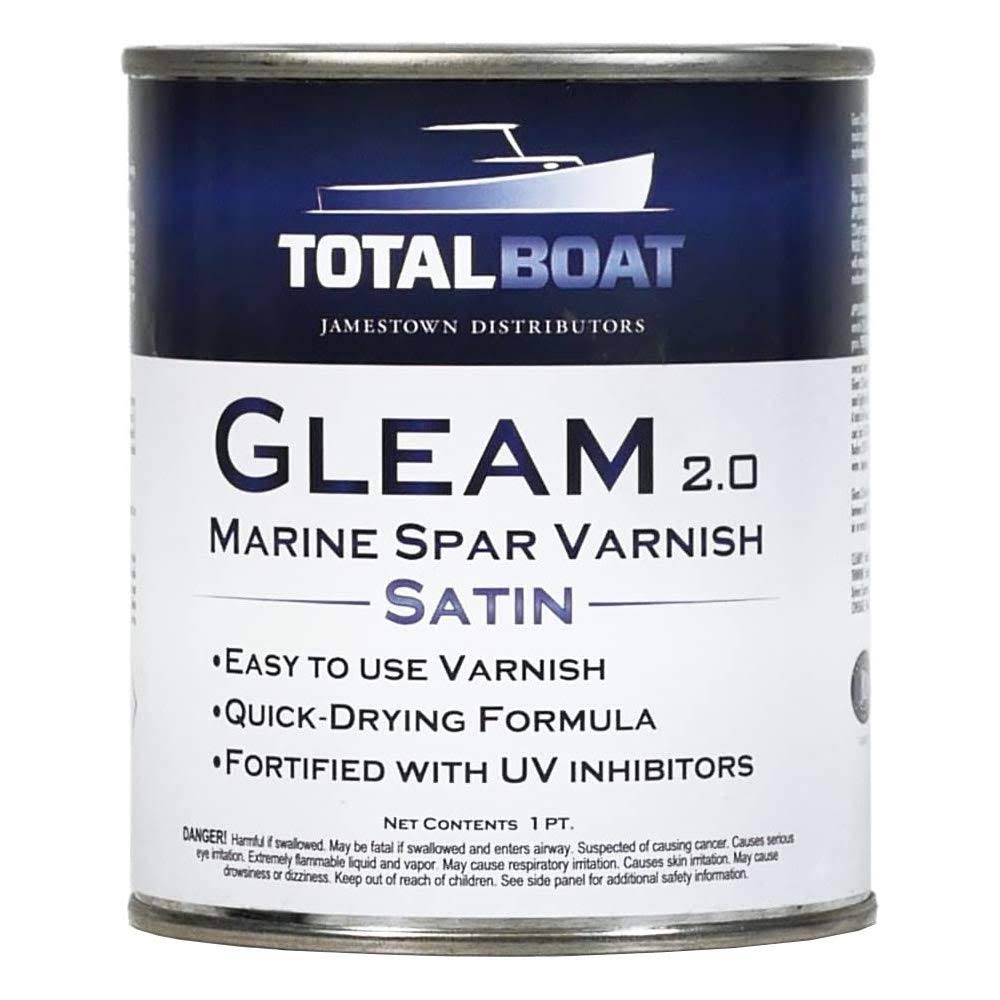 TotalBoat Gleam Marine Spar Varnish Pint Satin