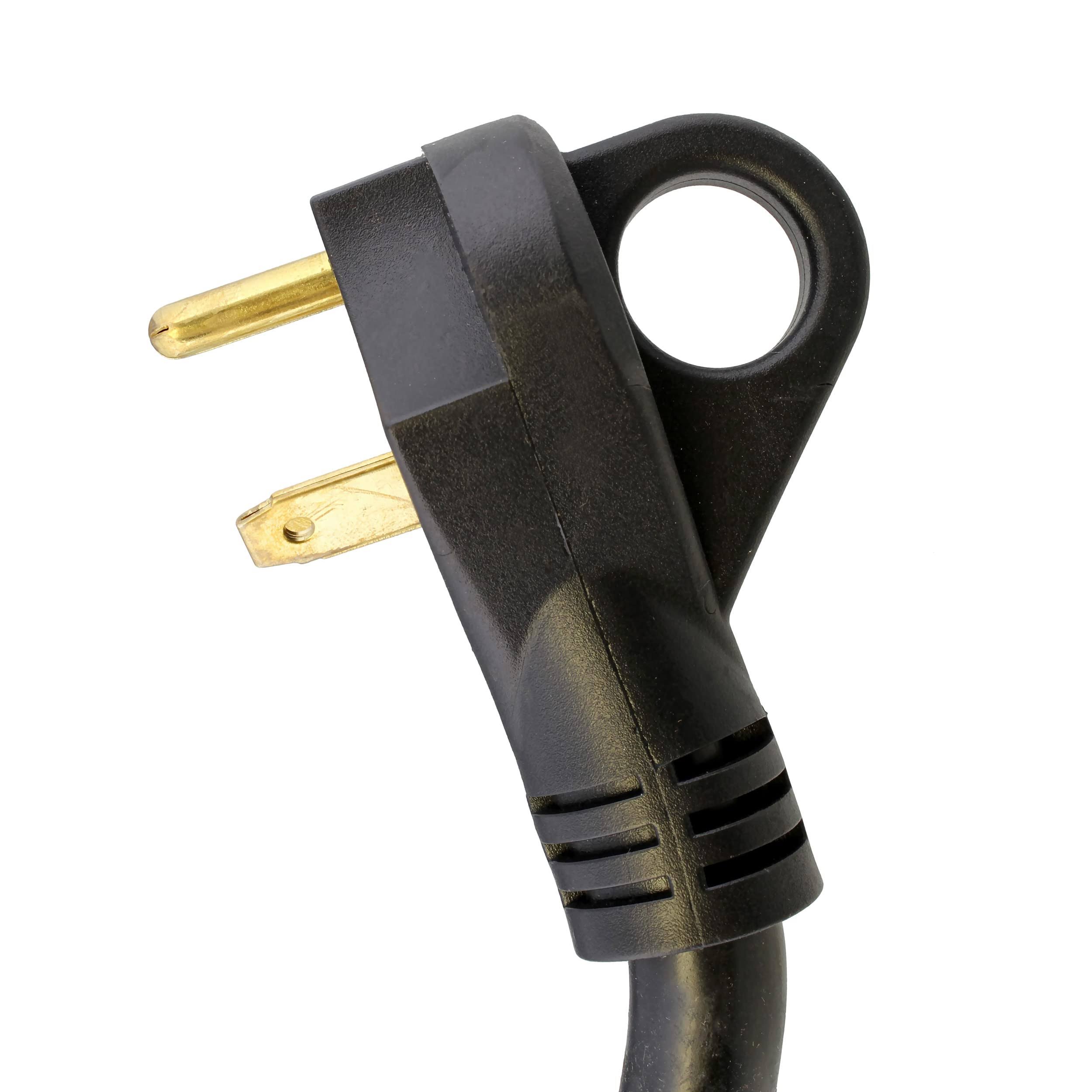 Dumble 30 Amp RV Power Cord with Twist Connector, Grip Handle, & Indicator Light- 25ft 30A Camper Power Extension