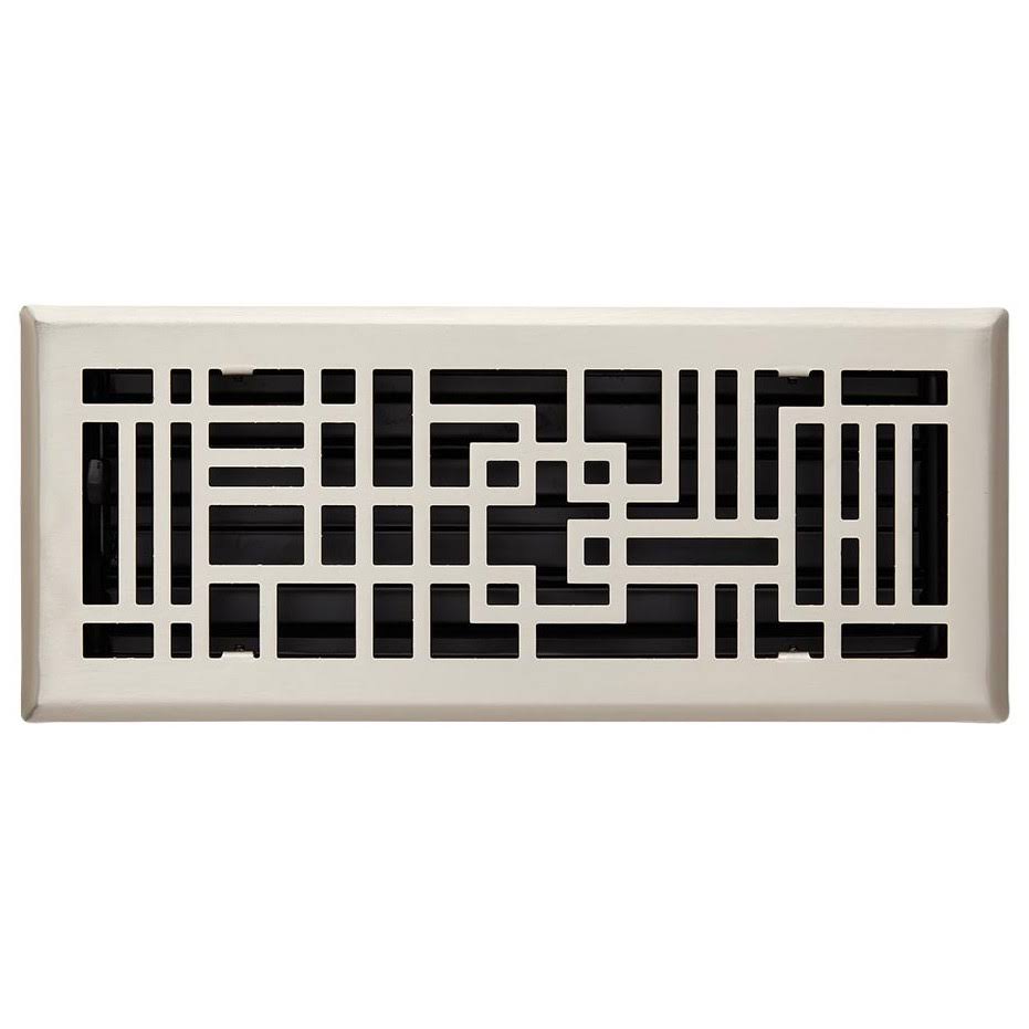 Baer Steel Floor Register Signature Hardware Brushed Nickel 4