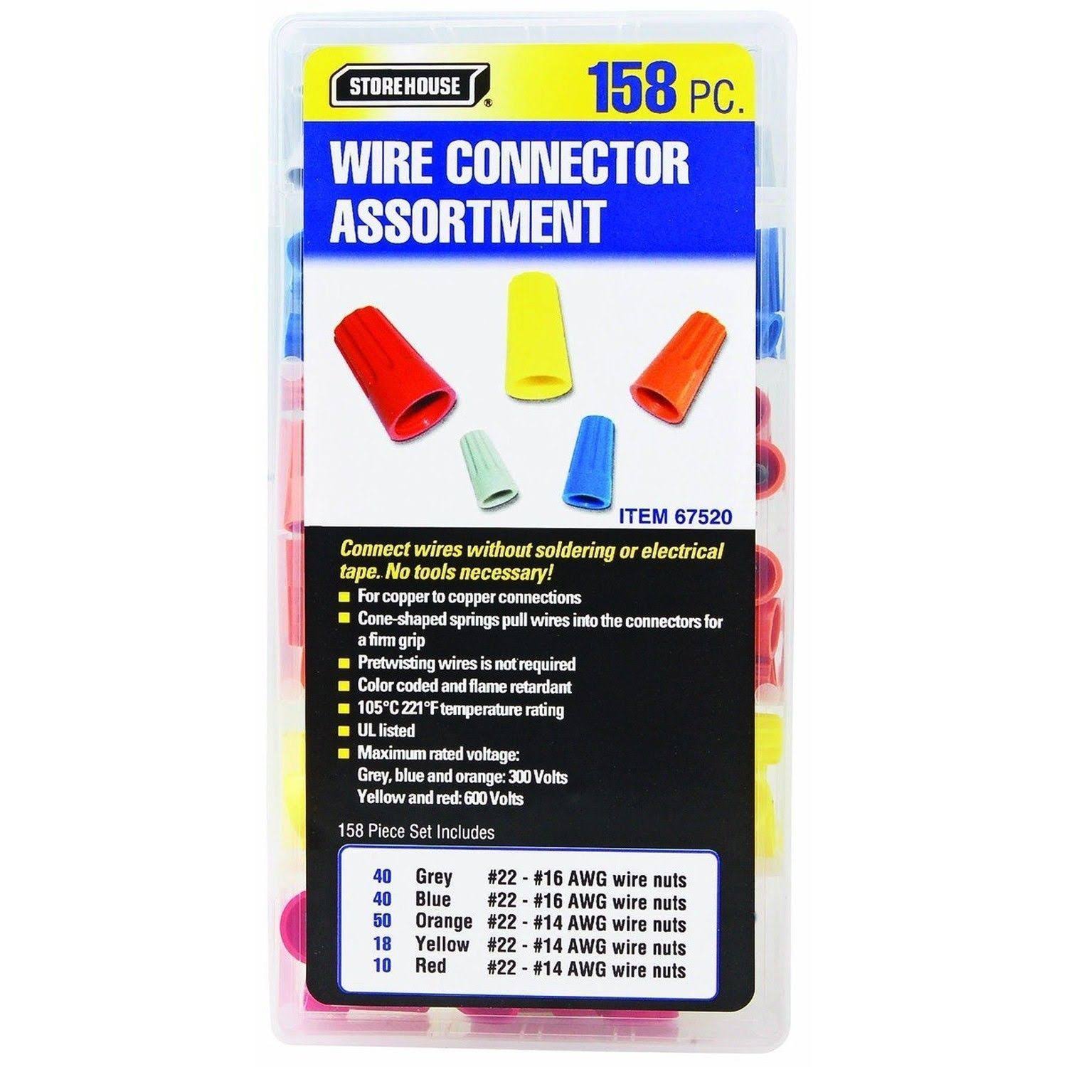 Storehouse 158 Piece Wire Connector Assortment
