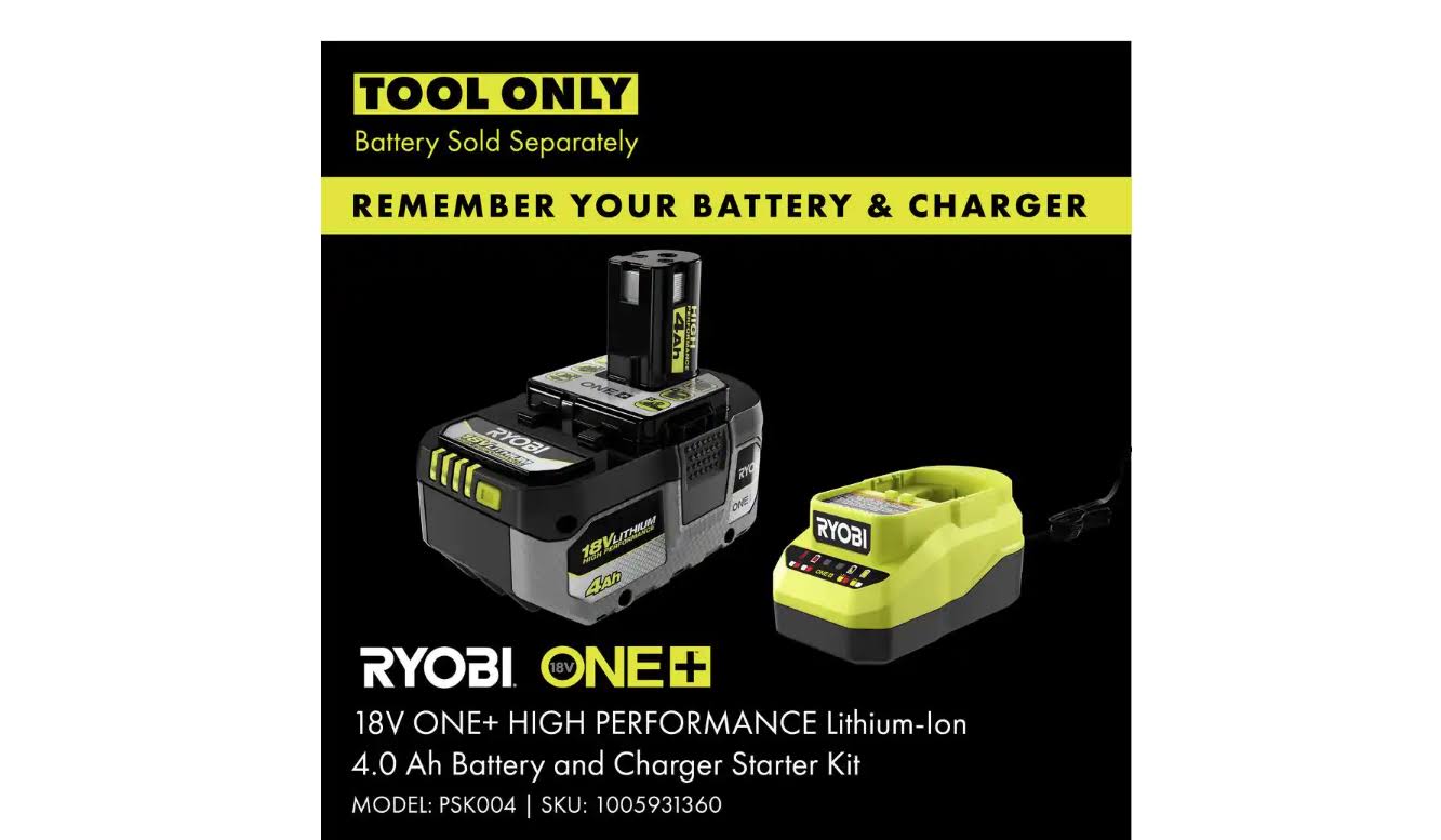 Ryobi One+ HP 18V Brushless Cordless 4-1/2 in. Angle Grinder (Tool Only)