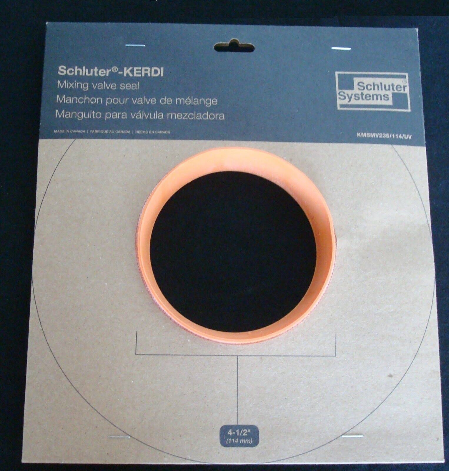 Schluter Kerdi Mixing Valve Seal 4-1/2