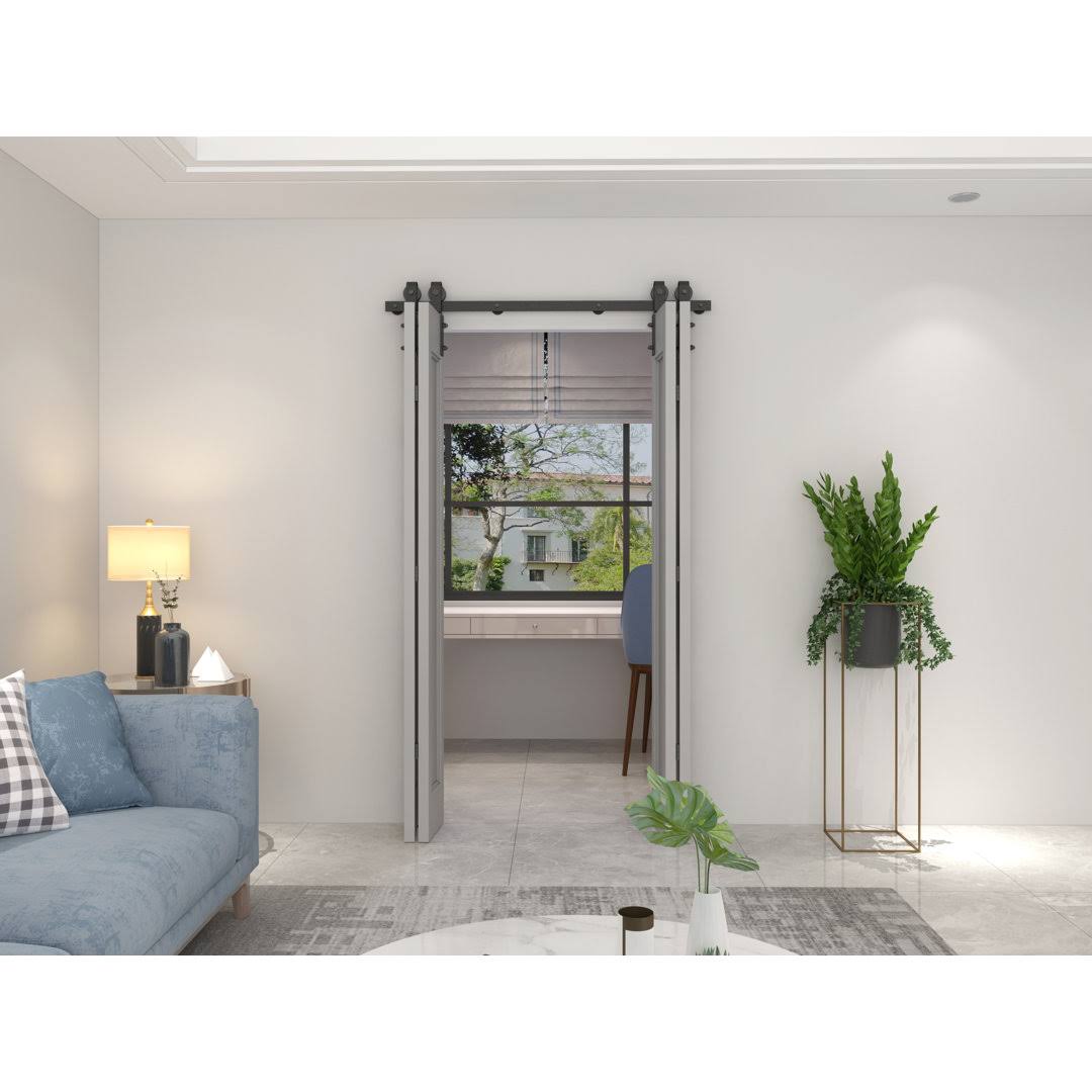 Standard Double Door Barn Door Hardware Kit CALHOME