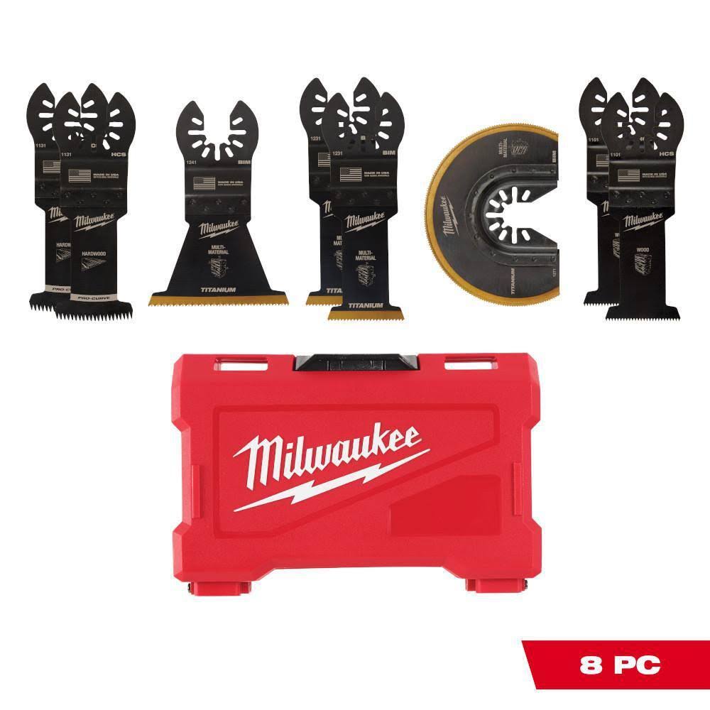 Milwaukee Oscillating Multi-Tool Blade Set (8-Piece)