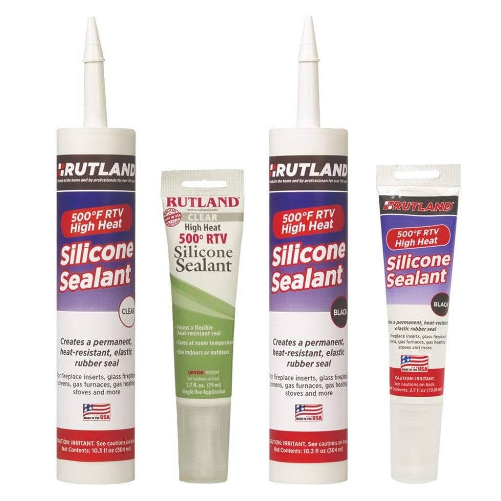 Rutland Clear High Heat Silicone Sealant