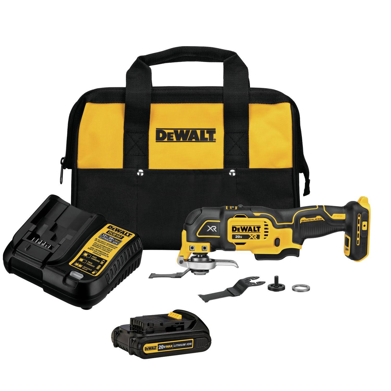 DeWalt DCS356C1 20V Max XR 3-Speed Cordless Oscillating Multi-Tool Kit