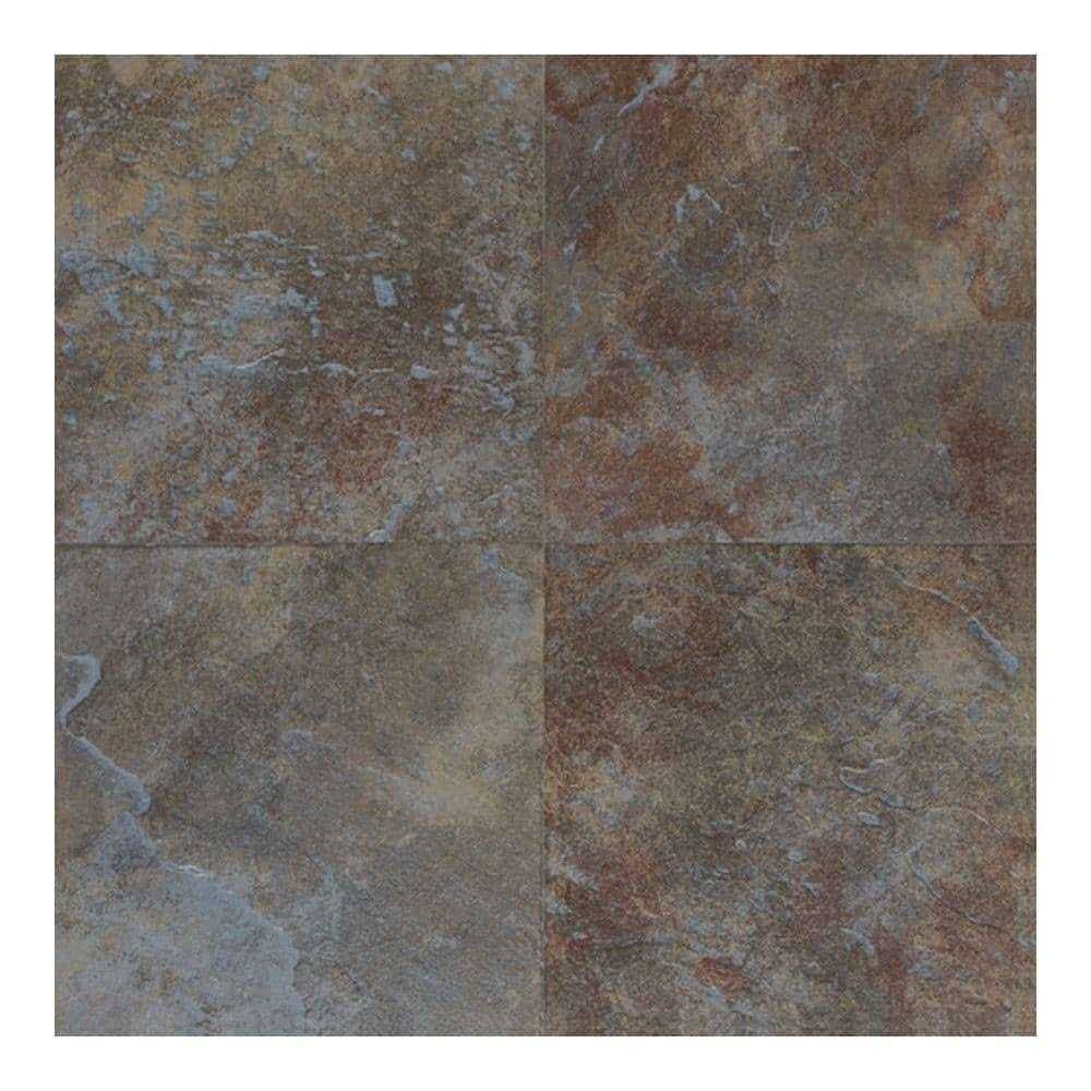 Daltile Continental Slate 18 x 18 Porcelain Field Tile in Tuscan Blue